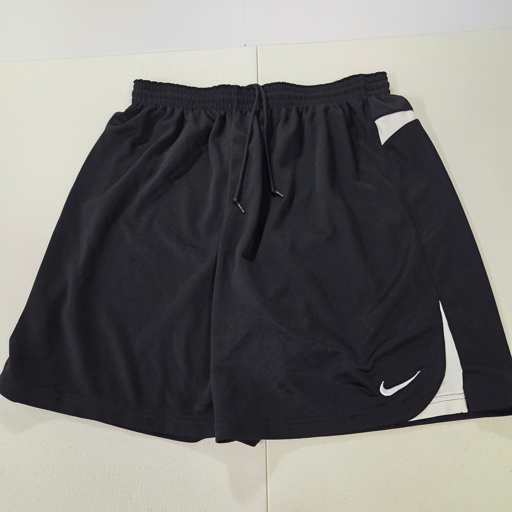 Nike Mens Dri-FIT Soccer Shorts Black White Large RN56323 CA05553